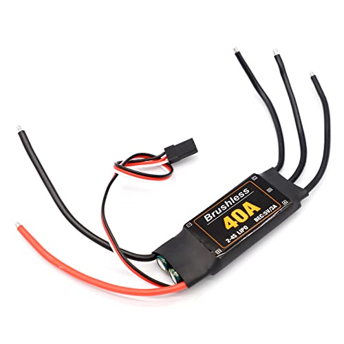 RUIZHI 40A ESC 2-4S Brushless ESC Speed Controller 5V 3A BEC Speed Controller Motor für Fixed Wing DIY RC Flugzeug Drone Hubschrauber Quadcopter RUIZHI 40A ESC 2-4S Brushless ESC Speed Controller 5V 3A BEC Speed Controller Motor für Fixed Wing DIY RC Flugzeug Drone Hubschrauber Quadcopter von RUIZHI