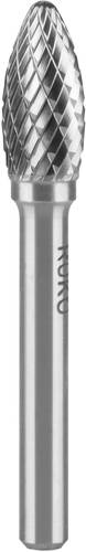 RUKO 116220 Frässtift Hartmetall 12mm Länge 77mm Schaftdurchmesser 6mm von RUKO