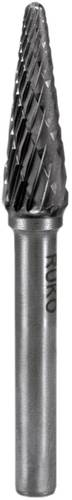 RUKO 116232 Frässtift Hartmetall Kegel 3mm Arbeits-Länge 14mm Schaftdurchmesser 3mm von RUKO