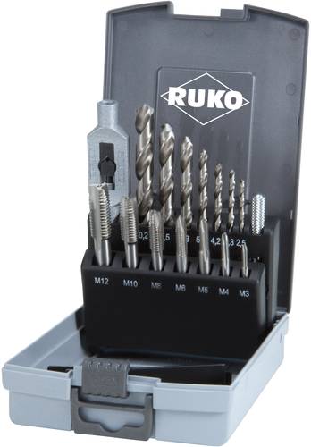 RUKO 245004RO Maschinengewindebohrer-Set 15teilig 1 Set von RUKO