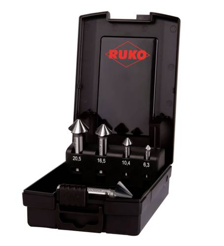 RUKO ULTIMATECUT 4S 102891RO Kegelsenker-Set 5teilig 6.30 mm, 10.40 mm, 16.50 mm, 20.50 mm, 25mm HSS von RUKO