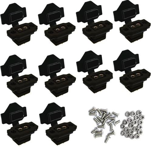 RUNCCI-YUN 10Paar XT60E-F XT60h XT-60 Hochstrom männlich Bullet Connector Kabelstecker mit Gummikappe,Schrauben Wassergeschützt für Lipo Akku XT-60 Stecker （Schwarz） von RUNCCI-YUN