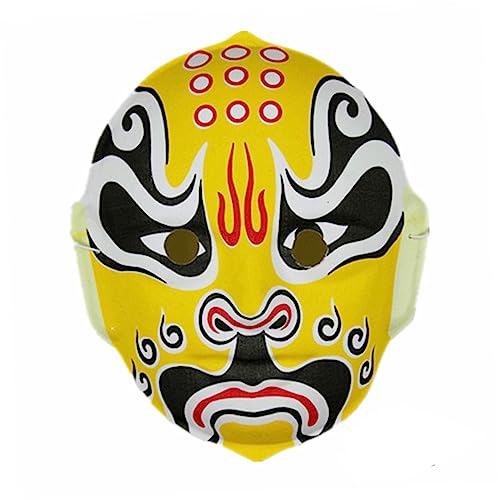 RUNROTOO 6St Halloween-Partymaske Halloween-Maske Peking Oper Kostümmasken Maskerade japanisch halloween masken halloweenmaske kleidung Opernmaske Party-Maske bilden Requisiten Zubehör Kind von RUNROTOO