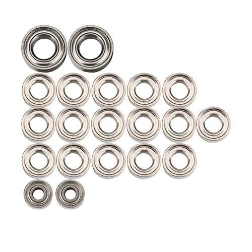 RUSWEST 20 StüCk Lagerung Set für Axial SCX24 90081 AXI00001 AXI00002 1/24 RC Crawler Teile ZubehöR RUSWEST 20 StüCk Lagerung Set für Axial SCX24 90081 AXI00001 AXI00002 1/24 RC Crawler Teile ZubehöR von RUSWEST