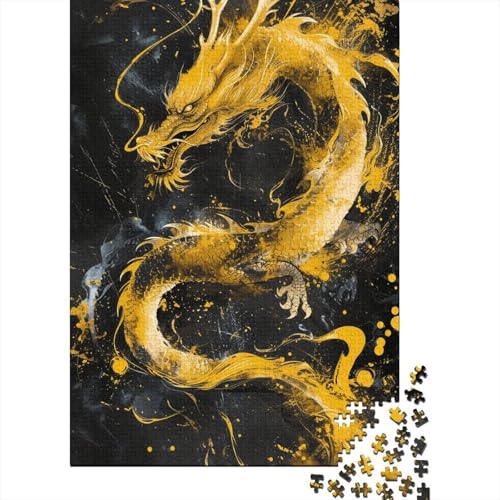 Drache Puzzle 1000 Teile Puzzles Für Erwachsene Klassische Puzzles 1000 Teile Erwachsene Puzzlespiel Erwachsene 1000 Teile Erwachsenen Puzzlespiel Puzzel 1000pcs (75x50cm) von RUZZSDIOD