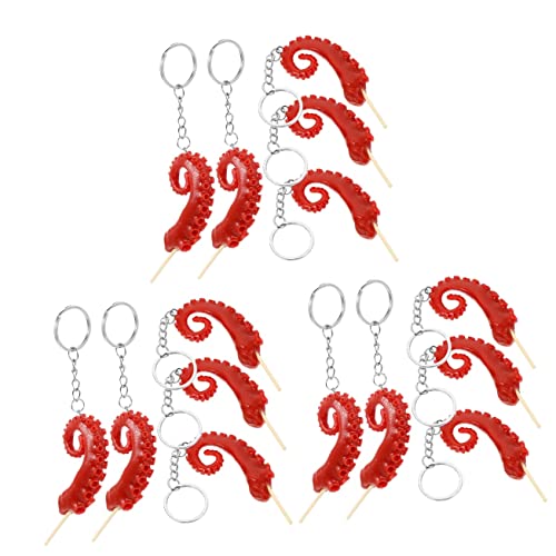 10 PCs Simulation Spielzeug Anhänger Auto Schlüsselanhänger Ozeantiere Spielzeug Mini Schlüsselbund Tierschlüssel FOB Octopus Schlüsselbund Oktopus Keyrings Lebensmittelmodell Schlüsselkette Dekor 10 PCs Simulation Spielzeug Anhänger Auto Schlüsselanhänger Ozeantiere Spielzeug Mini Schlüsselbund Tierschlüssel FOB Octopus Schlüsselbund Oktopus Keyrings Lebensmittelmodell Schlüsselkette Dekor von RVHAOODI