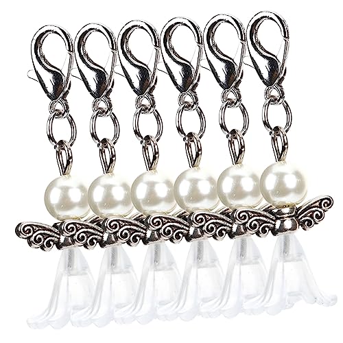 RVHAOODI Angel Charms Perle Hanging Decorations 30pcs Schlüsselbund Gefälligkeiten für die Hochzeitsdusche von RVHAOODI