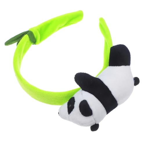 RVHAOODI Niedliche Panda Stirnband Künstliche Tierhaarband für Partys Leichtes Gewicht für Kostümbevorzugungen Freunde Familie schafft eine lustige Atmosphäre von RVHAOODI
