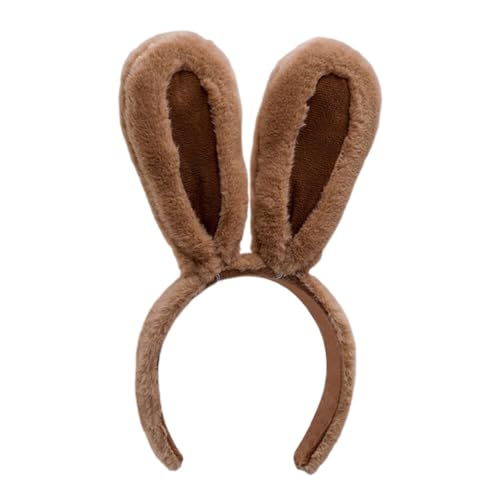 RVHAOODI Plüschspielzeugohren Stirnband Hasenohren süße Plüschhellohren Haarband Halloween Cosplay Ostern Party Kostümdekoration von RVHAOODI