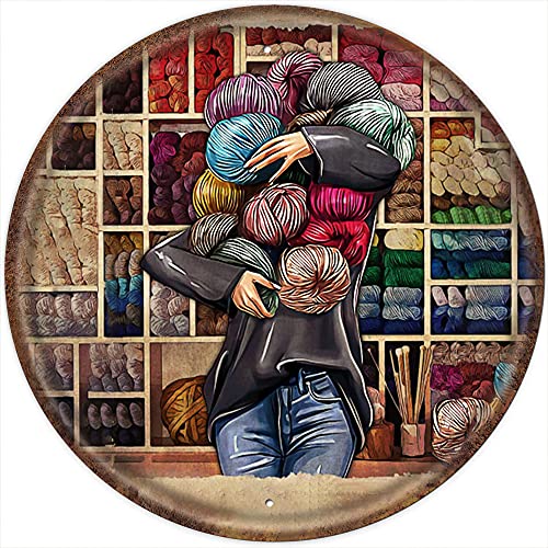 Holz-Puzzle, Stricken, "It's not Hoarding If It's Yarn", rundes Puzzle für Erwachsene, Kinder, Spielzeug, Geschenk, Party, anspruchsvolle Unterhaltung, Requisiten, 1000 Teile Holz-Puzzle, Stricken, "It's not Hoarding If It's Yarn", rundes Puzzle für Erwachsene, Kinder, Spielzeug, Geschenk, Party, anspruchsvolle Unterhaltung, Requisiten, 1000 Teile von RVLPZM