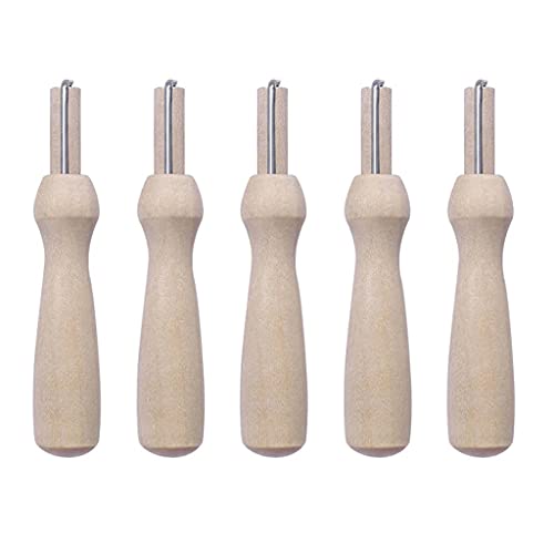 5-teiliges Profi-Wollfilzwerkzeug-Set zum Schreiben von Filz für Holzgriff und Patchwork von RWAJZAX