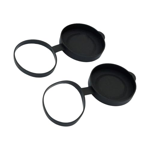 Fernglasabdeckung aus Silikon für 42 / 45 mm / 62 / 65 mm für Heimdekoration, staubdichte Objektivabdeckung von RWAJZAX