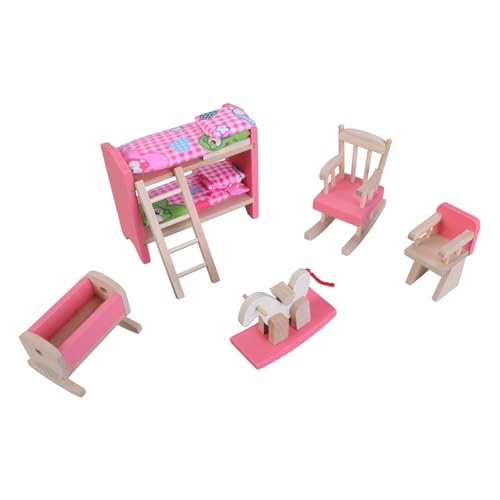 Miniatur-Möbel, Zubehörmodell, Möbel-Set für Wohnzimmer, Küche, Esszimmer, Puppenhaus von RWAJZAX