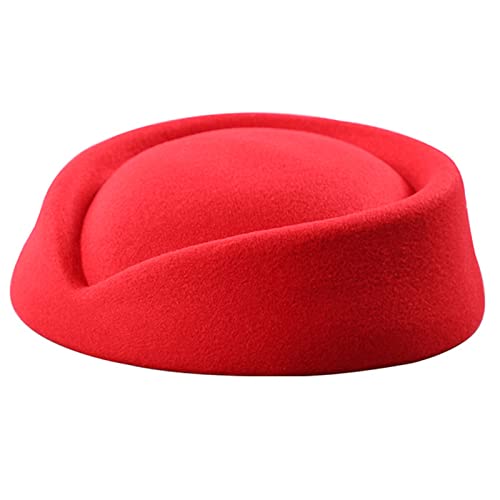 [RWAJZAX] Hut der Fluggesellschaft Stewardess Flugbegleiter Vintage Look Uniform Stewardess Hut Box Tränenhut von RWAJZAX