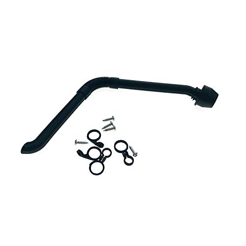 1/10 RC Crawler Safari-Schnorchel aus schwarzem Nylon for Traxxas TRX4 Defender D110 D90 Body Car von RWEQUTES