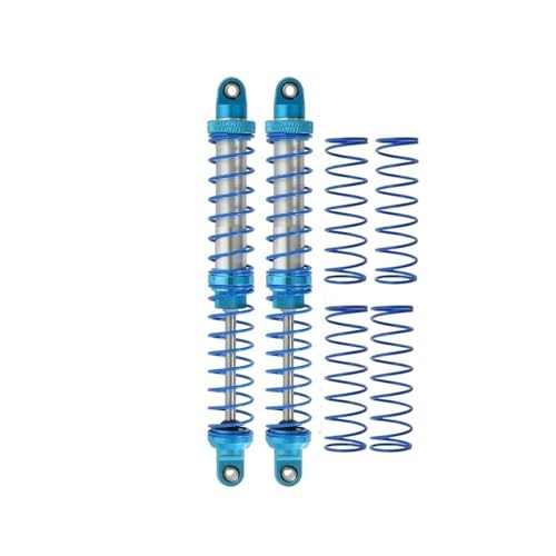 2/4 Stück Metall 70/80/90/100/110/120 mm Stoßdämpfer Öldämpfer for 1/10 RC Crawler Auto Axial SCX10 90046 RBX10 Traxxas TRX4 D90(2pcs 120mm) von RWEQUTES