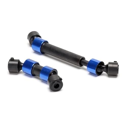 2 Stück Metall-Stahl-Mittelantriebswelle CVD-Antriebswelle 5650R for 1/10 Traxxas Summit E-Revo REVO T-MAXX Upgrades Teile Zubehör von RWEQUTES