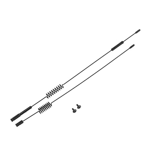2 Stück dekorative Metallzubehör-Simulationsantenne for Traxxas TRX-4 SCX10 Iii1/10 Fernbedienungsauto von RWEQUTES