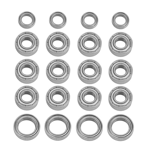 20 Stücke Stahlkugellager for Tamiya TT01 TT-01 TT01D TT01E TT01R DF02 1/10 RC Auto Upgrade Teile Zubehör 20 Stücke Stahlkugellager for Tamiya TT01 TT-01 TT01D TT01E TT01R DF02 1/10 RC Auto Upgrade Teile Zubehör von RWEQUTES