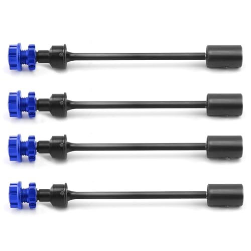 4 Stück Stahl-Antriebswelle CVD-Antriebswelle mit Keilverzahnter Radsechskant for TRAXXAS E-Revo 2.0 86086-4 1/10 RC-Auto-Upgrade-Teile(B) von RWEQUTES