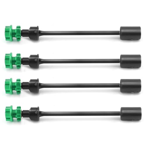 4 Stück Stahl-Antriebswelle CVD-Antriebswelle mit Keilverzahnter Radsechskant for TRAXXAS E-Revo 2.0 86086-4 1/10 RC-Auto-Upgrade-Teile(C) von RWEQUTES