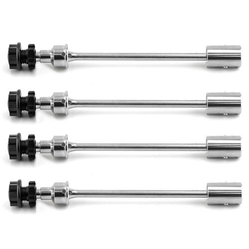 4 Stück Stahl-Antriebswelle CVD-Antriebswelle mit Keilverzahnter Radsechskant for TRAXXAS E-Revo 2.0 86086-4 1/10 RC-Auto-Upgrade-Teile(H) von RWEQUTES