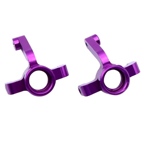 Aluminium-Achsschenkel-Aufhängungsarme for 1/24 Lo-SI M-icro B Micro-T Upgrades Teile Rc Auto 2WD Buggy RTR LOS00007 Ersetzen(Purple) von RWEQUTES