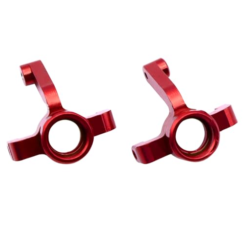 Aluminium-Achsschenkel-Aufhängungsarme for 1/24 Lo-SI M-icro B Micro-T Upgrades Teile Rc Auto 2WD Buggy RTR LOS00007 Ersetzen(Rood) von RWEQUTES