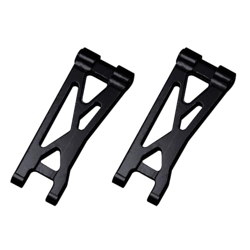 Aluminium-Hinterradaufhängungsarme for 1/24 Lo-SI Micro B Micro-T Upgrades Teile Rc Auto 2WD Buggy RTR LOS00007 Ersetzen(Zwart) von RWEQUTES