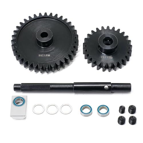 CNC 45 HD Stahl 1.5Mod 25T 35T Ritzel Stirnradgetriebe Set for 1/5 Traxxas X-Maxx XMAXX RC Auto Upgrade Teile CNC 45 HD Stahl 1.5Mod 25T 35T Ritzel Stirnradgetriebe Set for 1/5 Traxxas X-Maxx XMAXX RC Auto Upgrade Teile von RWEQUTES