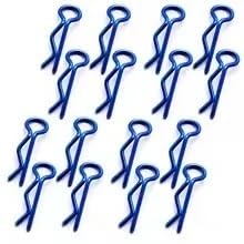 Für ferngesteuerte Karosserieschalen-Clips, Dornschließe, 1/10, 1/12, 1/16, für Traxxas Hsp, Redcat Rc4wd, Tamiya Axial scx10, D90, Hpi, RC-Autoteile, Zubehör (Blau, 16 Stück) von RWEQUTES