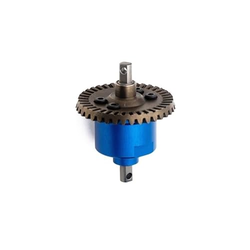 Metall-Differential vorne und hinten 5381 6882 5379 for Traxxas Slash 4x4 VXL Stampede Rustler Remo HQ727 1/10 RC Car Upgrade-Teile(1pcs Blue) von RWEQUTES