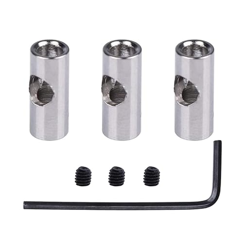 RWEQUTES 3-teilige Motorachse 3,17 mm bis 5 mm Wechselwellen-Adapterhülse for RC-Modellauto-Bootsflugzeug 3650 550 540 Motor RWEQUTES 3-teilige Motorachse 3,17 mm bis 5 mm Wechselwellen-Adapterhülse for RC-Modellauto-Bootsflugzeug 3650 550 540 Motor von RWEQUTES