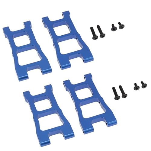 RWEQUTES 4 Stück Aluminium vorne und hinten unten Aufhängungsarme for 1/10 Redcat Blackout XTE SC XBE (Pro) Upgrade-Teile-Zubehör von RWEQUTES