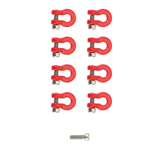 RWEQUTES 8Pcs Metall Stoßstange Anhänger Haken Abschlepp Schäkel Rettungs Haken for 1/24 RC Crawler Auto Axial SCX24 Upgrade Teile Zubehör RWEQUTES 8Pcs Metall Stoßstange Anhänger Haken Abschlepp Schäkel Rettungs Haken for 1/24 RC Crawler Auto Axial SCX24 Upgrade Teile Zubehör von RWEQUTES
