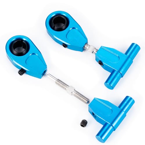 RWEQUTES Einstellbare vordere obere Schwinge aus Aluminiumlegierung for Tam-iya TT02 1/10 RC Drift Car Upgrade-Teile von RWEQUTES