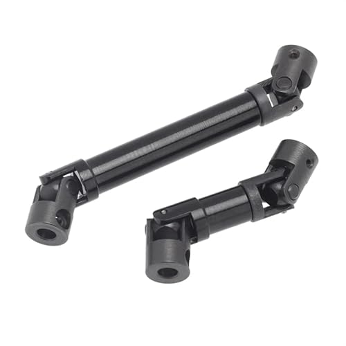 RWEQUTES Für Axial SCX24 90081 1/24 RC Crawler Auto Metall Getriebe Antriebswelle Vorne & Hinten Upgrade Teile Zubehör von RWEQUTES