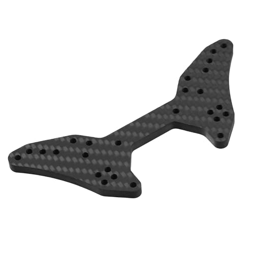 RWEQUTES Kohlefaser-Stoßdämpferbrücke vorne und hinten for ARRMA 1/7 Infraction 6S BLX Limitless 6S BLX RC-Car-Upgrade-Teile-Zubehör(Rear) von RWEQUTES