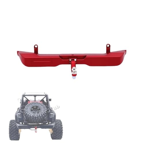 RWEQUTES Kollisionsvermeidung for die hintere Stoßstange for M-JX 1/12 H12Y H12Y + OP-Zubehör, Metall-Upgrade-Teile, RC-Crawler-Auto, LKW, Buggy(Rood) von RWEQUTES