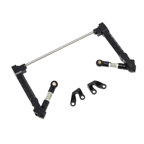 RWEQUTES Metal Anti-sway Bar Swaybar Sway Set untuk Axial Wraith RR10 Bomber RC mobil 1/10 RC Crawler mobil suku cadang Upgrade(Zwart) von RWEQUTES