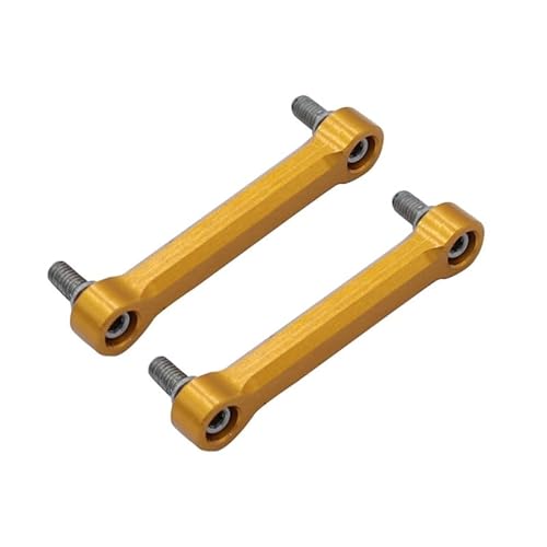 RWEQUTES Metall Link Stange Zugstange for SG 1603 SG 1604 SG1603 SG1604 UDIRC UD1601 UD1602 UD1603 UD1604 1/16 RC Auto Upgrade Teile(Yellow) von RWEQUTES
