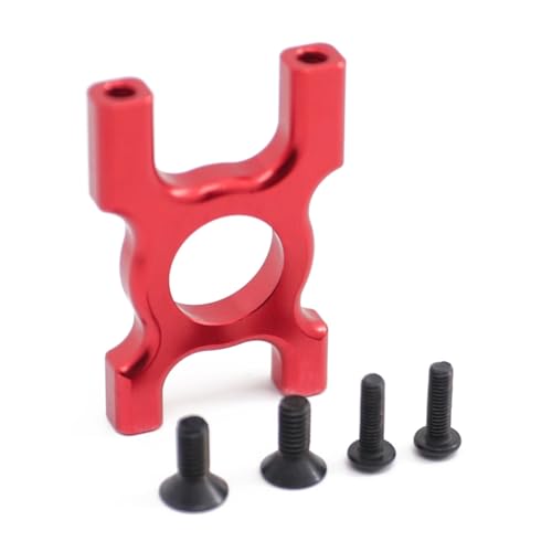 RWEQUTES Metall-Mitteldifferential vorne mit Fester Halterung for Arrma 6S 1/8 KRATON Typhon Talion Outcast Notorious RC-Car-Upgrade-Teile(Rood) von RWEQUTES