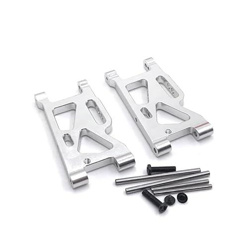 RWEQUTES Metall-Schwenkarm für WLtoys 1/14 144010 144001 144002 1/12 124016 124017 124018 124019 RC Autoteile (Silber) von RWEQUTES