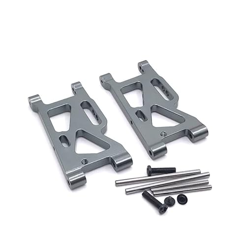 RWEQUTES Metall-Schwenkarm für WLtoys 1/14 144010 144001 144002 1/12 124016 124017 124018 124019 RC Autoteile (dunkelgrau) von RWEQUTES