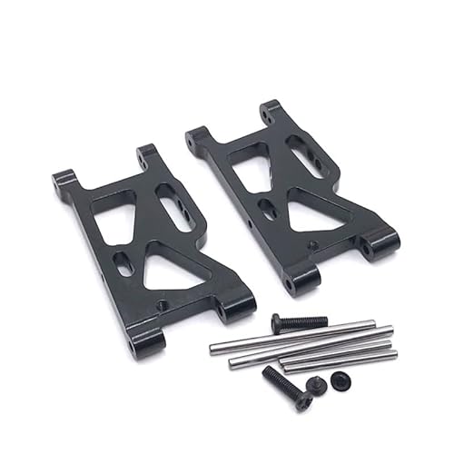 RWEQUTES Metall-Schwenkarm für WLtoys 1/14 144010 144001 144002 1/12 124016 124017 124018 124019 RC Autoteile (schwarz) von RWEQUTES
