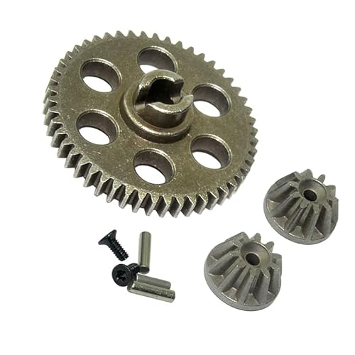 RWEQUTES Metall Stirnrad & Antriebsrad for HBX HAIBOXING 901 901A 903 903A 905 905A 1/12 RC Auto Upgrades Teile Ersatz Zubehör von RWEQUTES