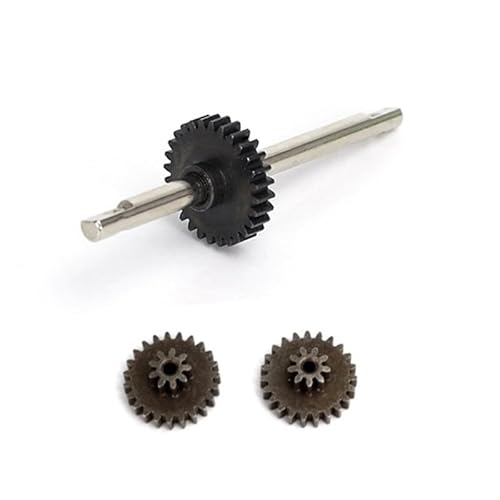 RWEQUTES Metallgetriebe Getriebesatz for MN78 1/12 RC Auto Upgrade Teile Zubehör von RWEQUTES