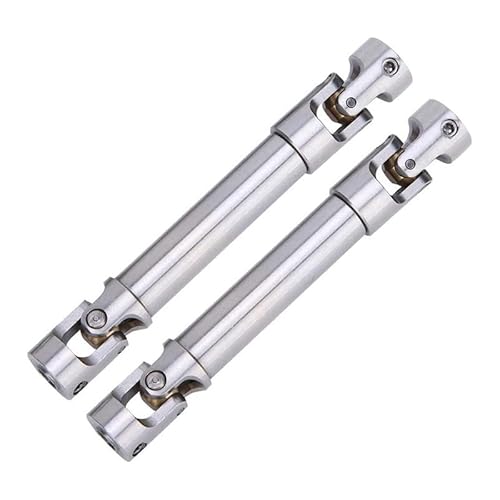 RWEQUTES RC 1/10 Längsantriebswelle aus Stahl for SCX10 90046 TRX4 und andere Bergsteigerfahrzeuge mit 313 mm Radstand von RWEQUTES