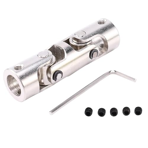 RWEQUTES RC Auto Boot 4/5/6/8/10mm Wellenkupplung Dreiteilige Universalgelenk Kardangelenk Gimbal Kupplungen mit M3/M4 Schraube(5x5mm) von RWEQUTES