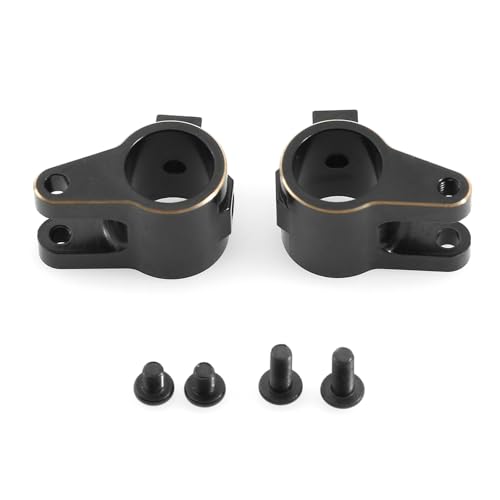 RWEQUTES SCX10 PRO Messing Achsschenkel C Nabenträger Achsrohr Link Mount Differentialabdeckung for Axial SCX10 PRO RC Auto Upgrade Teile(Rear Link Mount) von RWEQUTES
